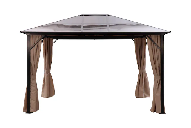 KONIFERA Pavillon »Aruba« BxT: 3x4m für 6-8 Personen, robustes Aluminiumgestell + PC Dach
