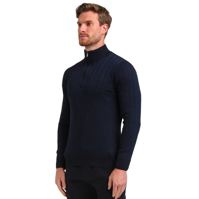 Gabbiano Knitwear Halfzip Sweater Heren