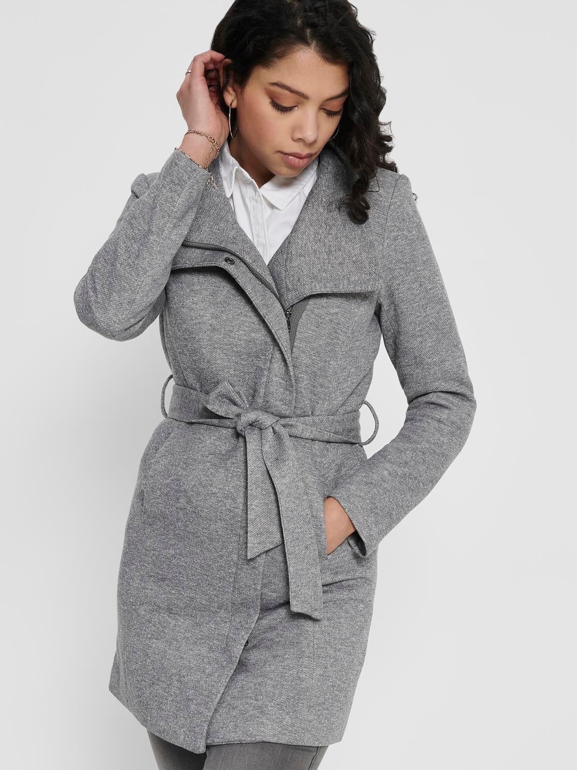 ONLELLI Mantel Light Grey Melange