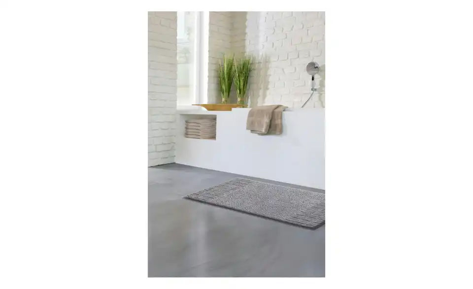 Grund Badematte Silbergrau 50x60 cm