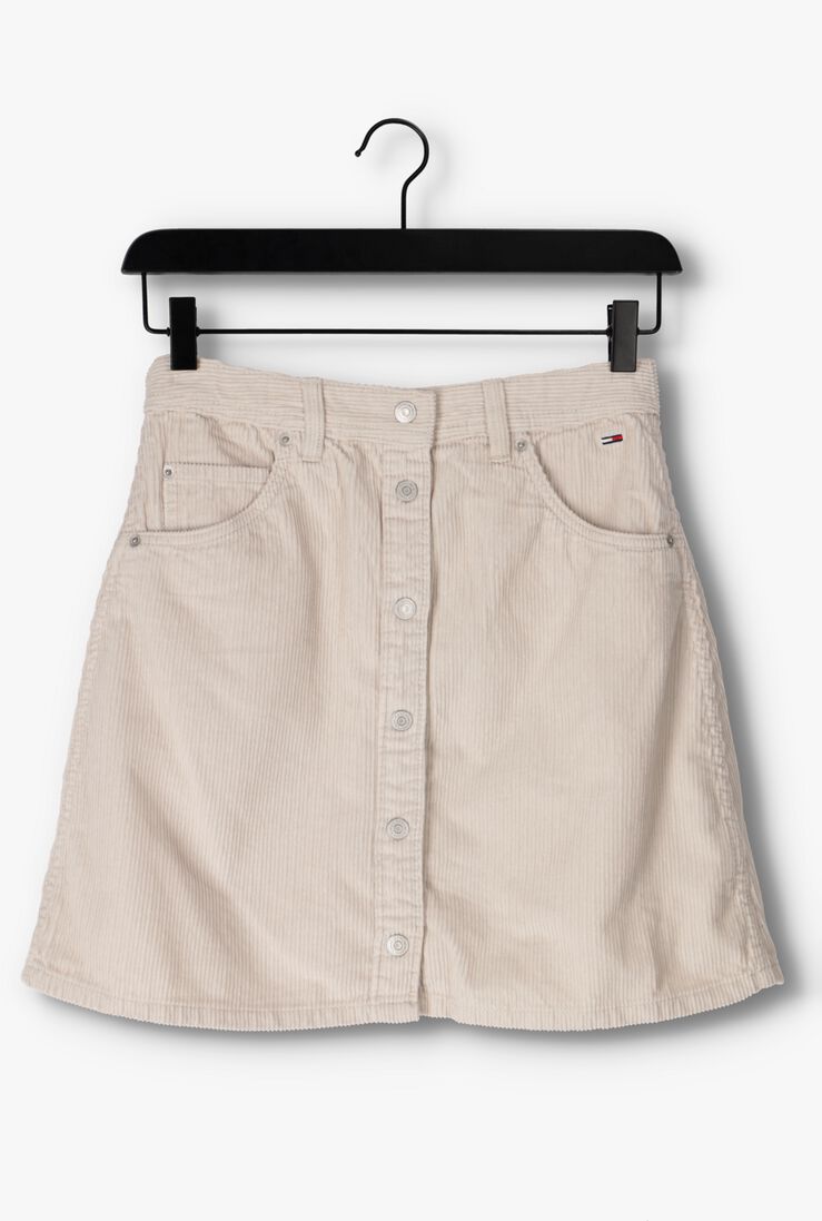 TOMMY JEANS beige tommy jeans minirok skirts