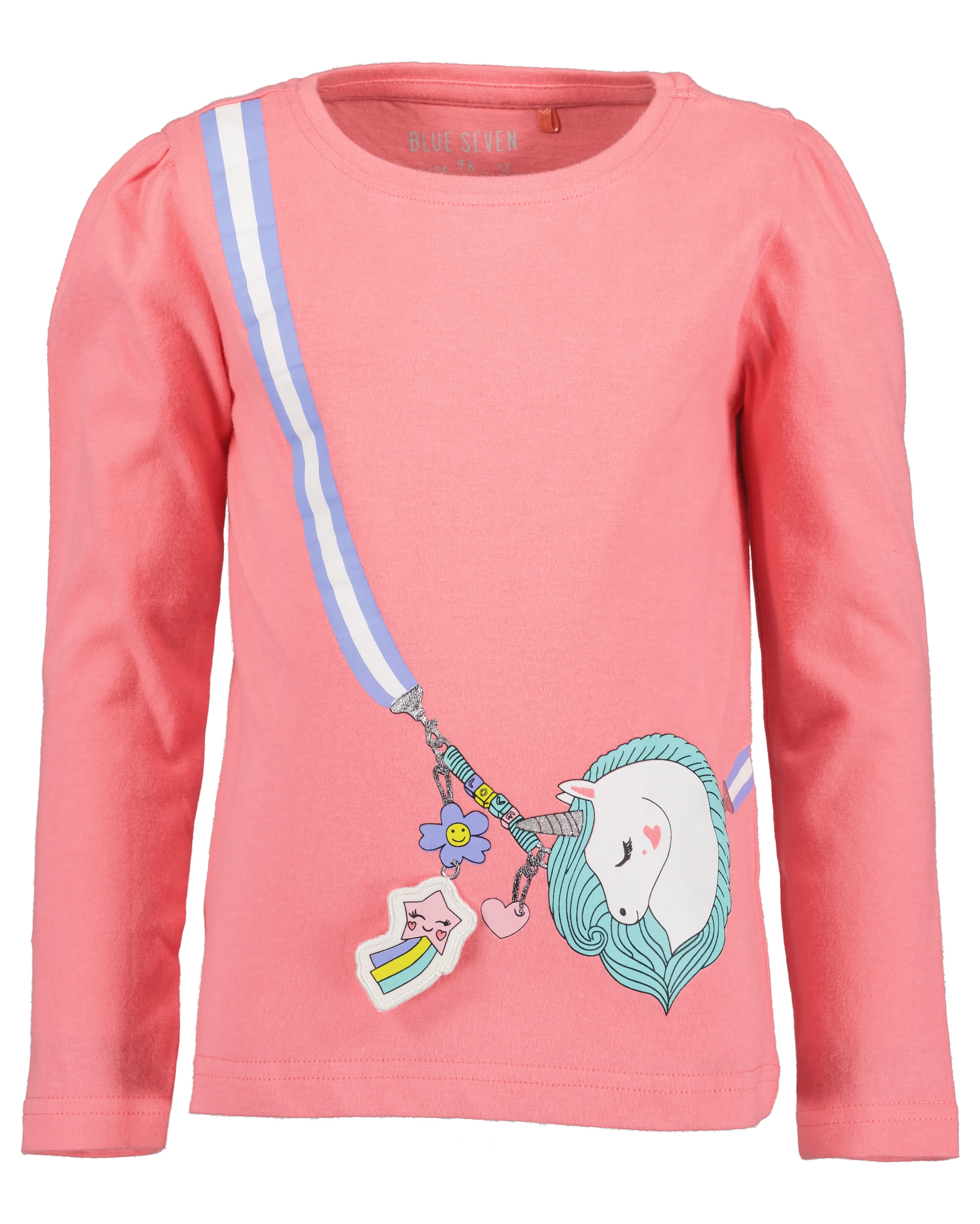 Blue Seven Langarmshirt, 2 Stk. mit tollen Einhorn-Motiven