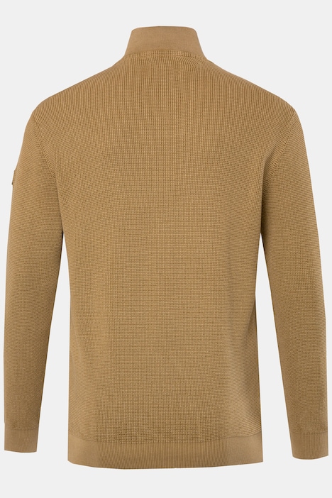 JP 1880 Stricktroyer, Vintage Look, Zippkragen, bis 7 XL