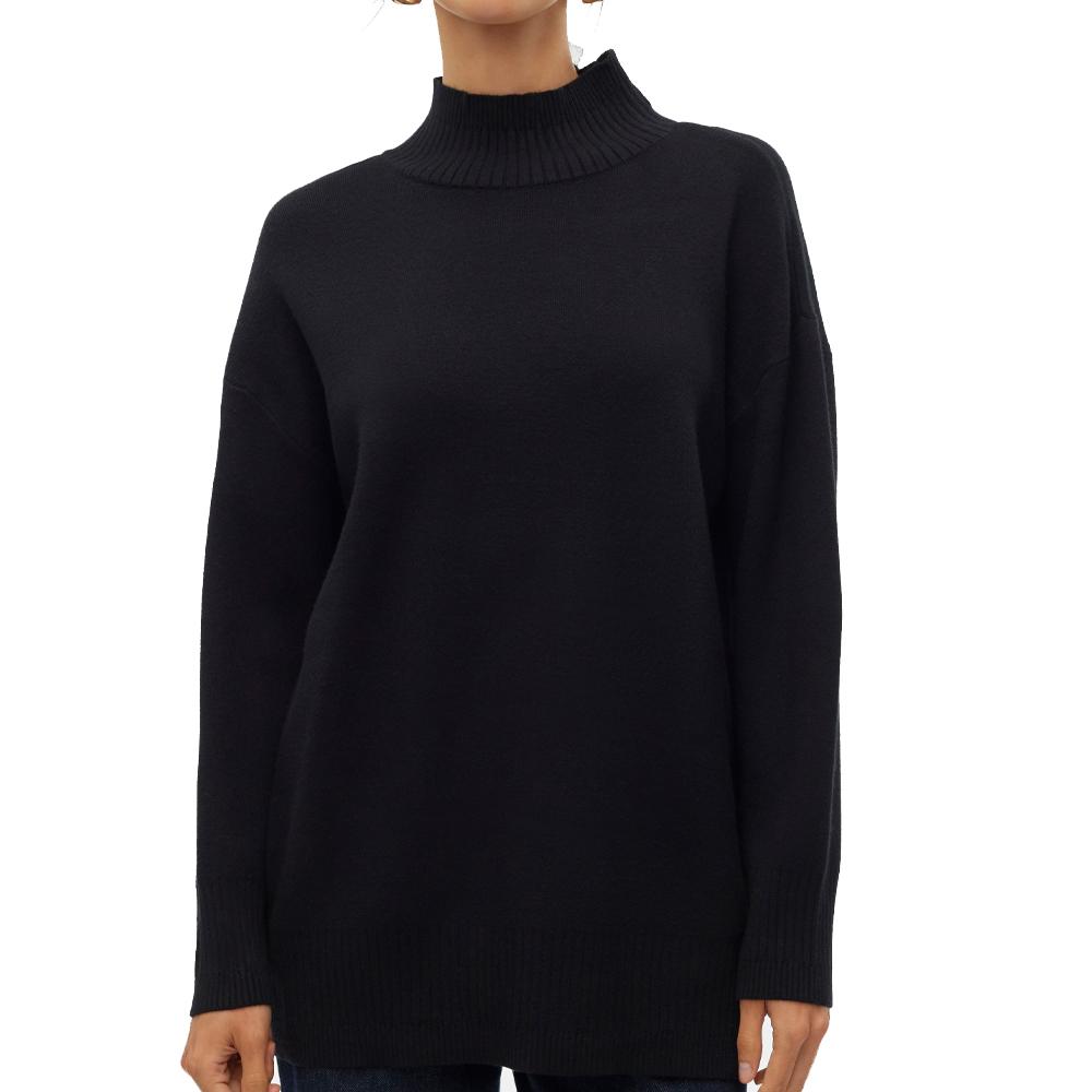 Vero Moda Pull Noir Femme Vero Moda Doffy Birch