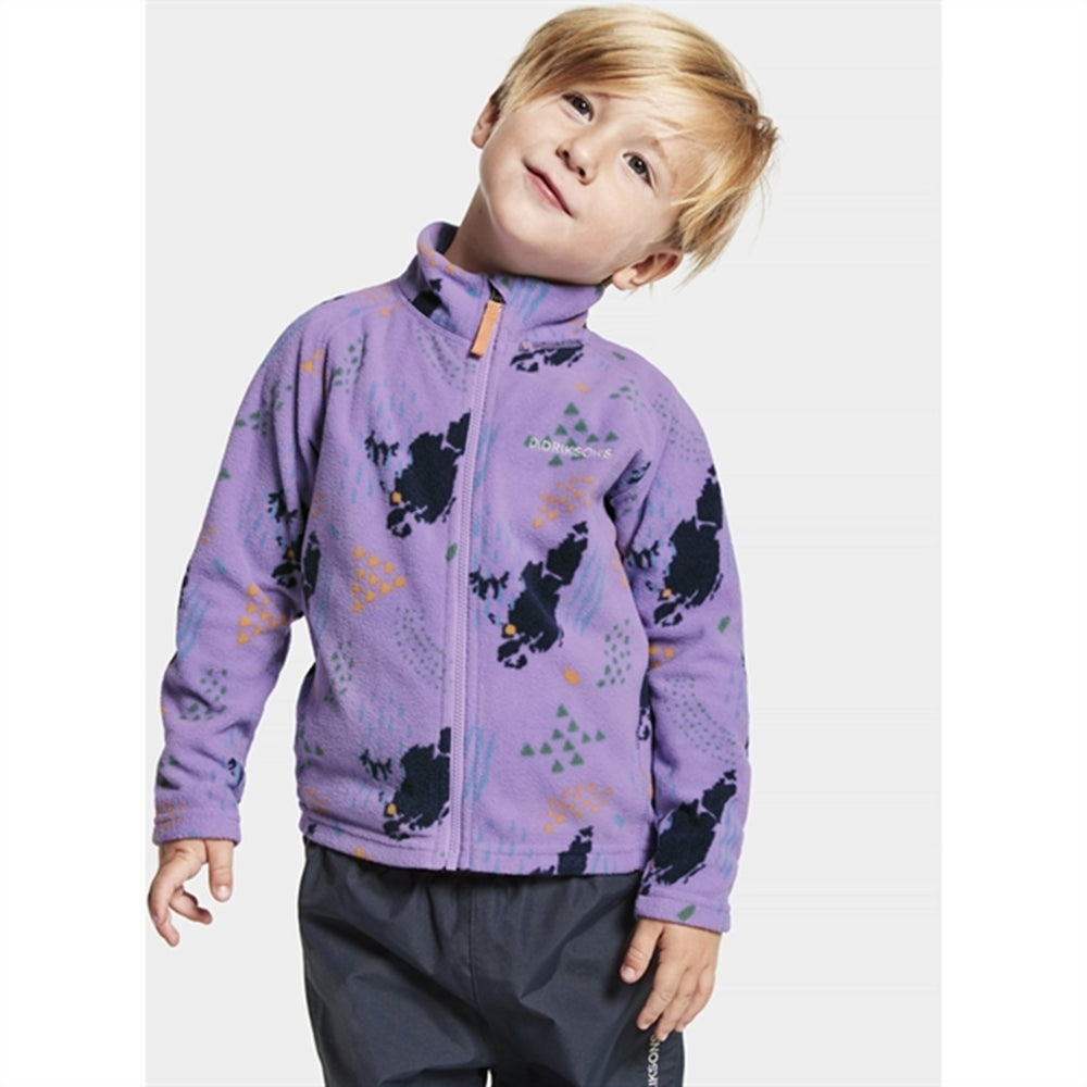 Monte Grundsund Purple Fleecejakke | Luksusbaby