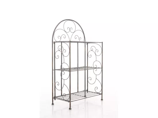 Étagères sur pied - Métal - 45.5 x 24 x 81.5cm - Bronze - Rosa