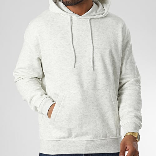 Sweat Capuche Oversize Large Brink Blanc Chiné