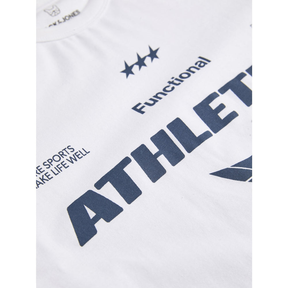 Køb Jack & Jones Junior Bright White Jcosignal Graphic Tee Ss Crew Neck Jnr