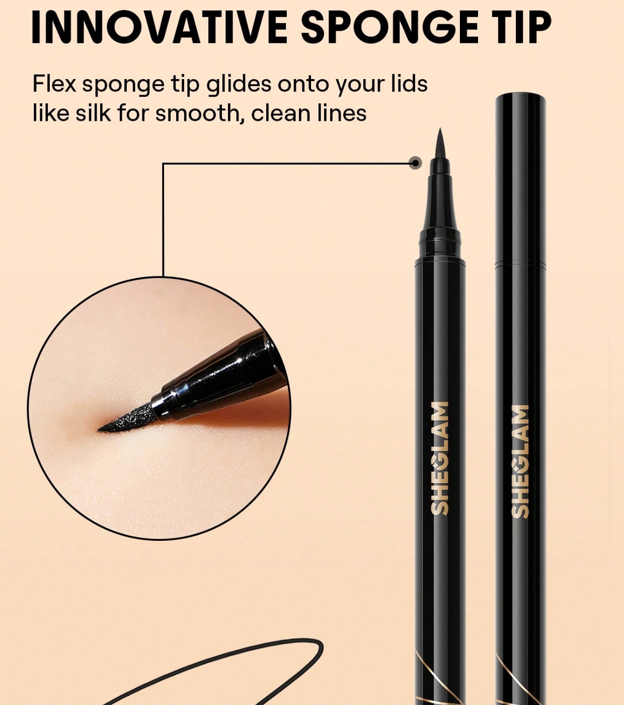 SHEGLAM - Delineador à prova d'água Eye Affinity