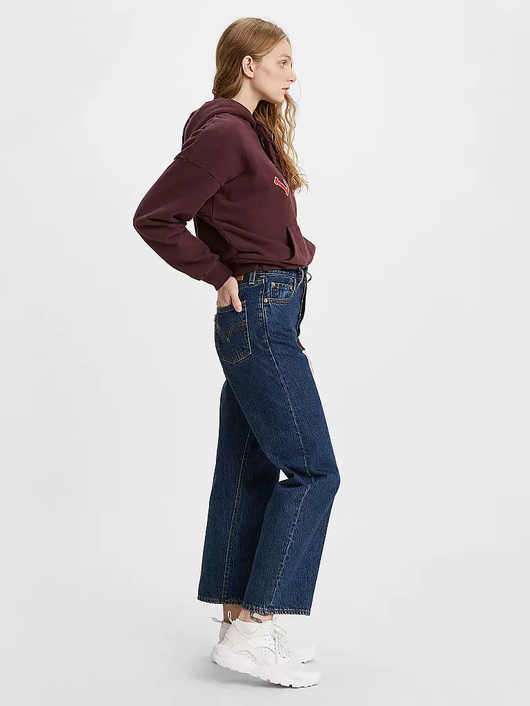 LEVI'S® Jeans Ribcage Straight Fit 7/8 blau