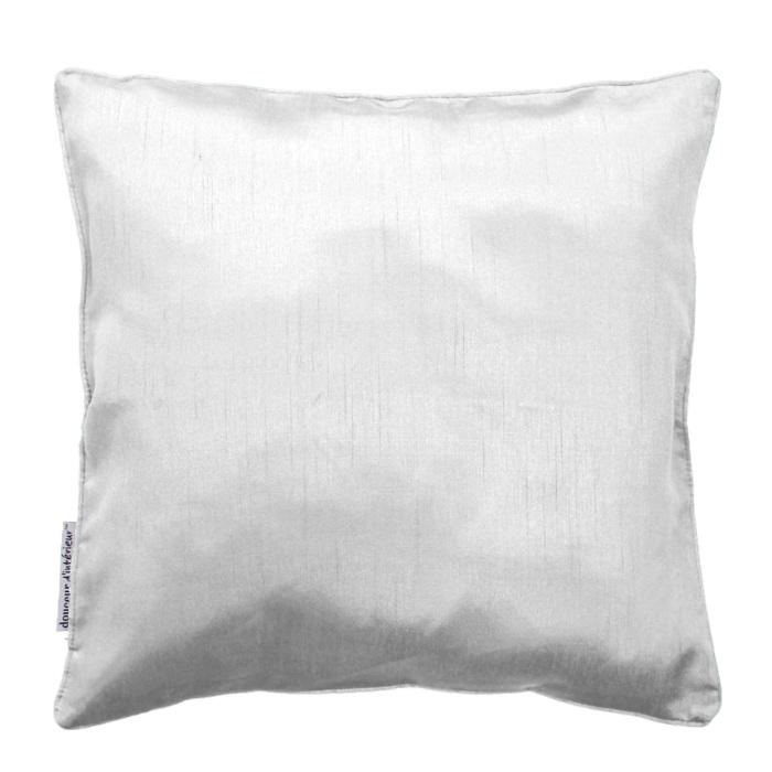 HOUSSE DE COUSSIN ENCART 40X40CM SHANA BLANC