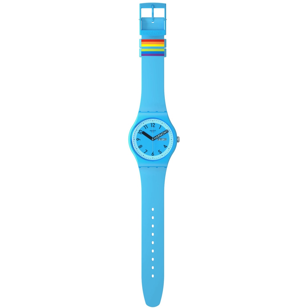 Swatch Original 41 Proudly Blue Day Date