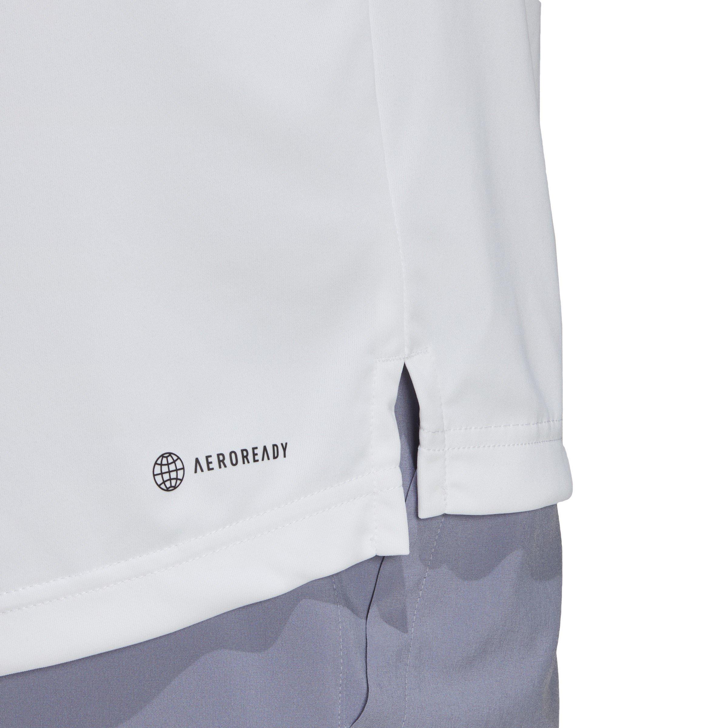 adidas Club 3 Stripe Polo Shirt Mens