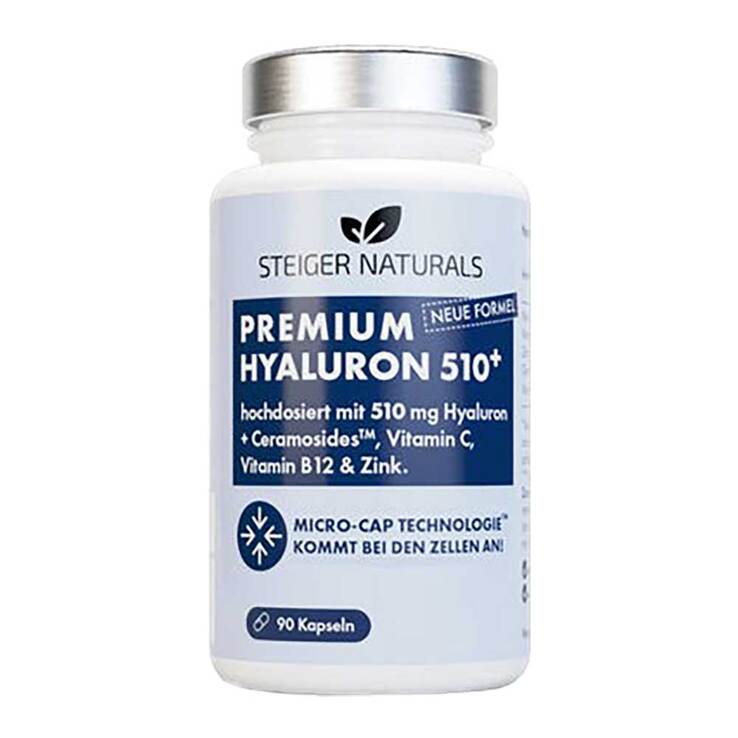 Steiger Naturals Hyaluronsäure Kapseln, 90 St