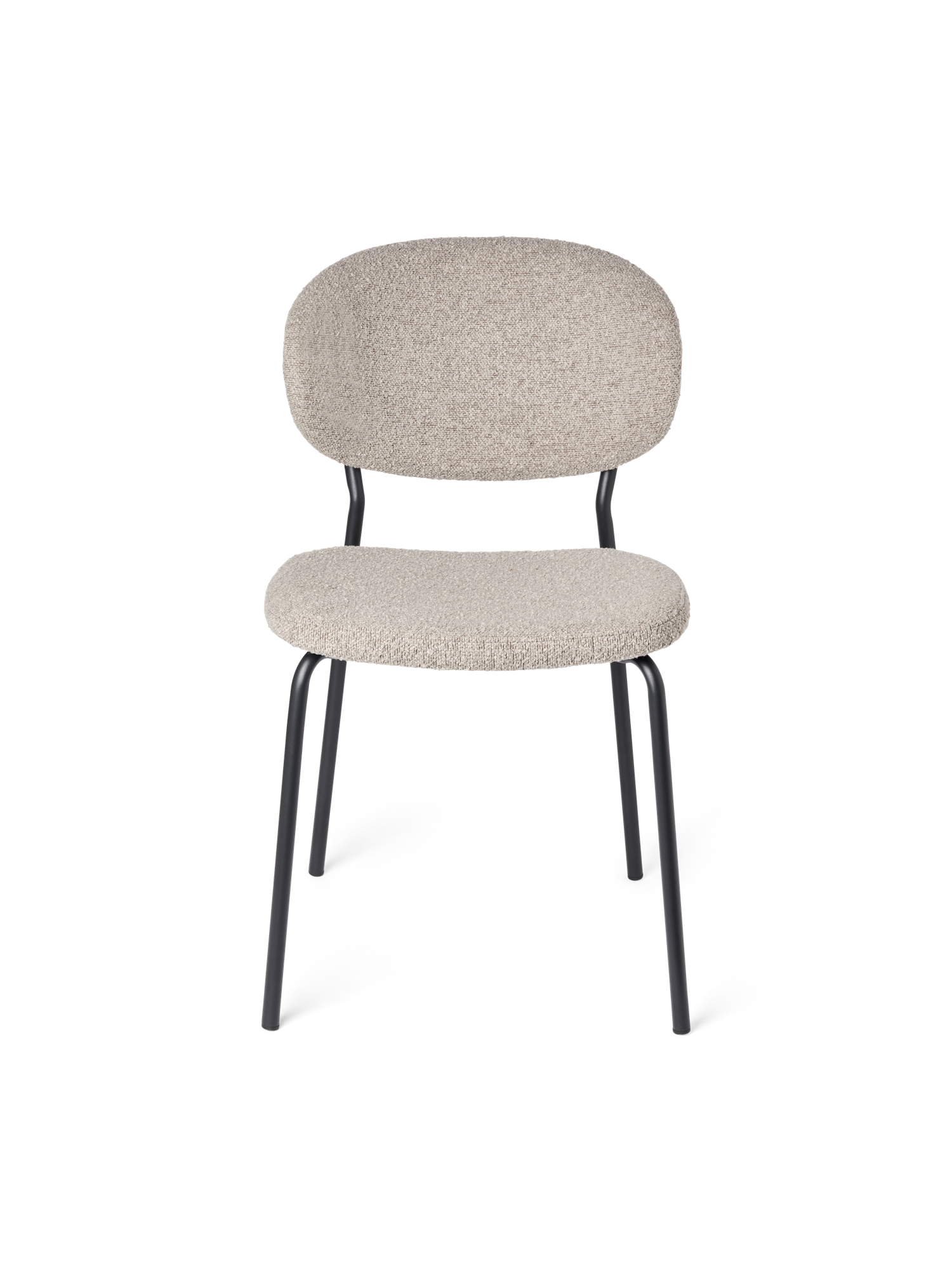 Stole i boucléstof 2-pak | 56 x 47,5 x 80,5 cm. 2 stk. | Grey