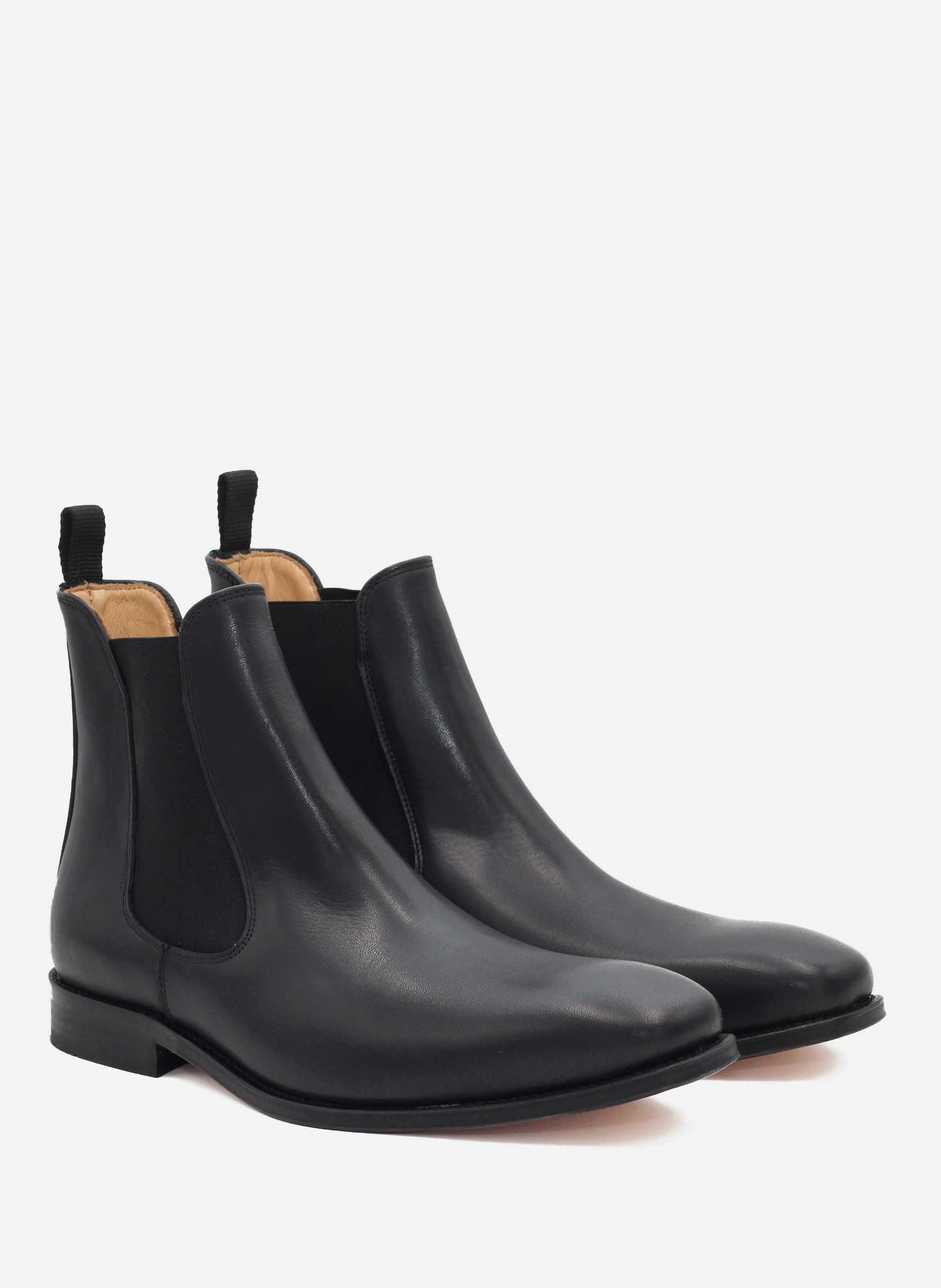 Chelsea boots cuir lisse | Noir
