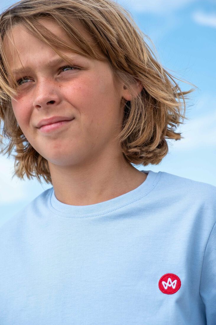 KRONSTADT lichtblauwe kronstadt t-shirt timmi kids organic/recycled t-shirt