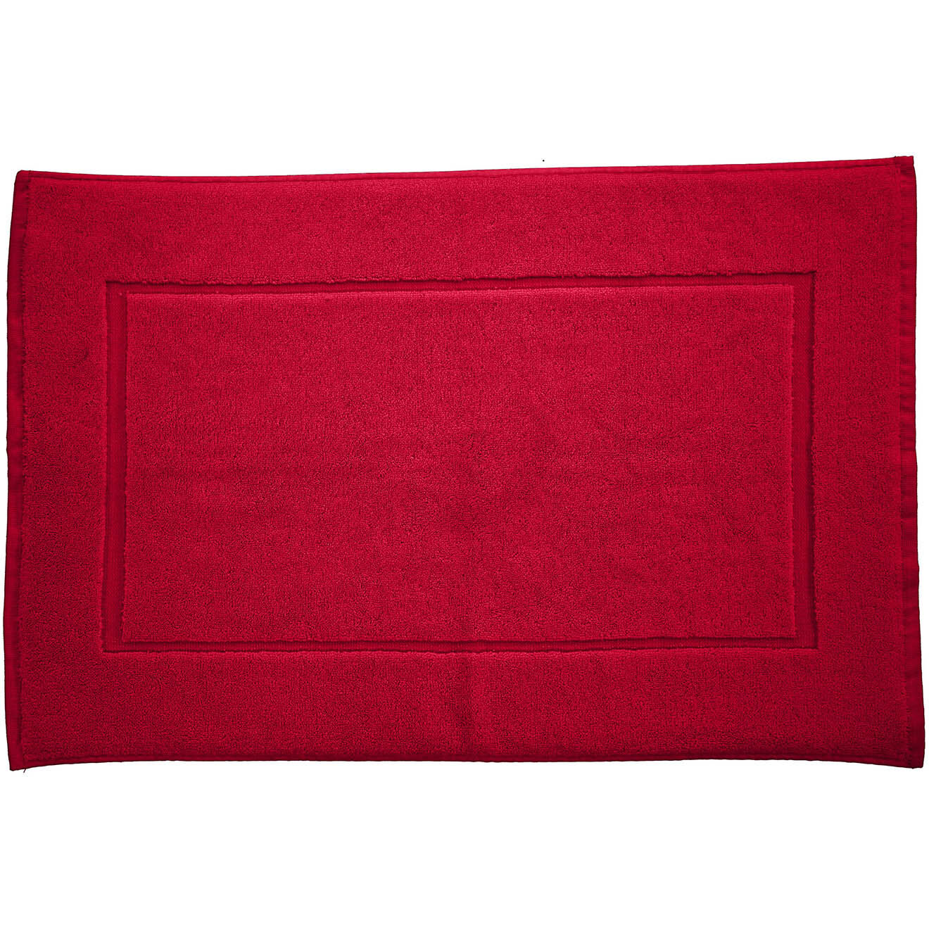 Soft by Perle de Coton Tapis de bain rouge - 50x80 cm