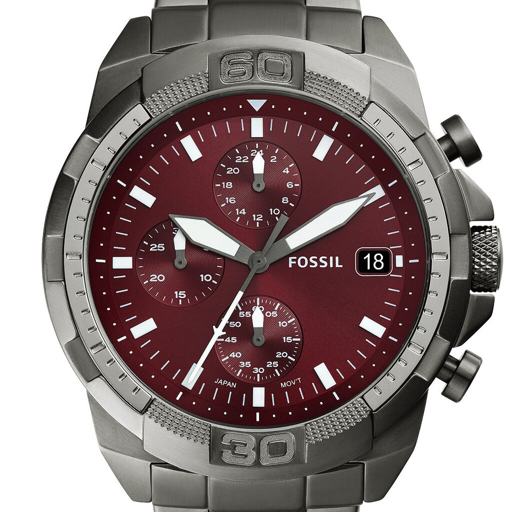 Montre Fossil bronson Rouge