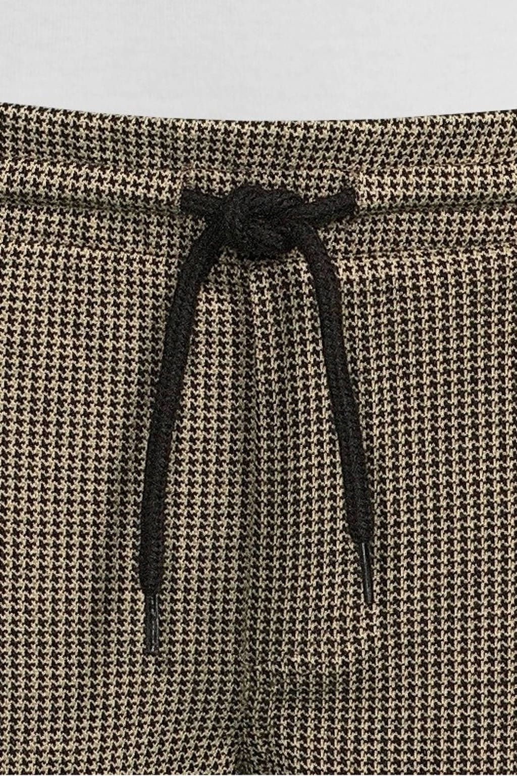 LEVV geruite broek NOX grijs/beige
