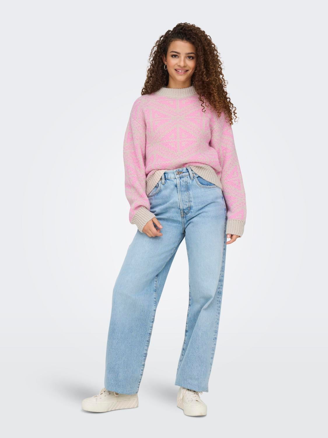 JDYKINSLEY Strickpullover Pumice Stone