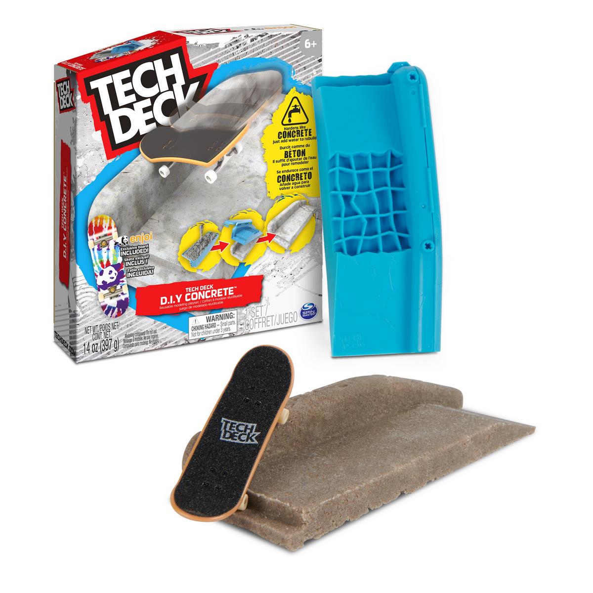 Coffret beton Tech Deck DIY