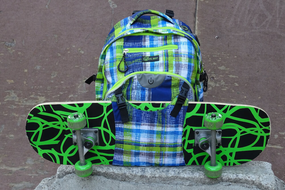 Wheel Bee BACKPACK Generation Z, Design blue/green/white