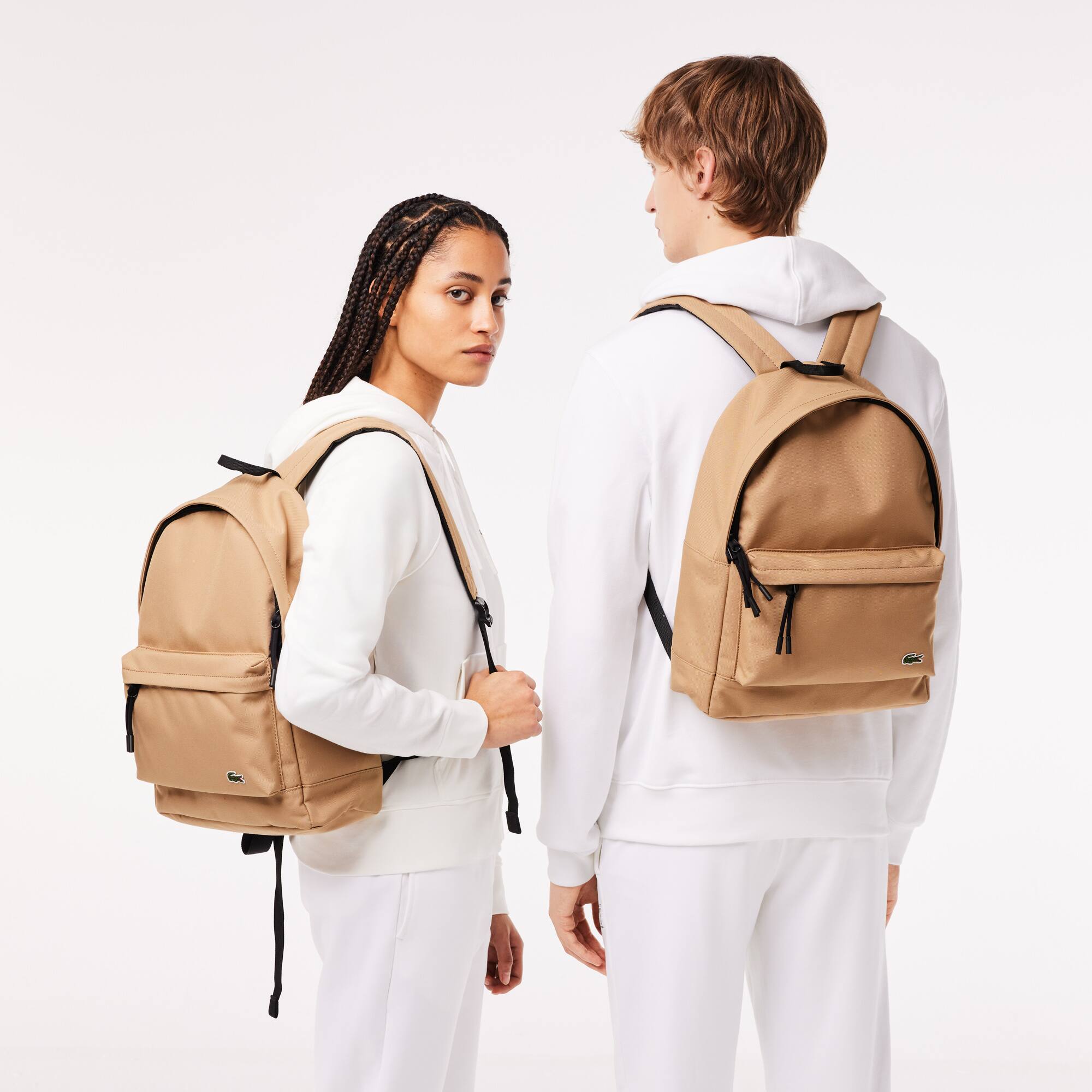 Sac à dos unisexe Lacoste avec emplacement pour ordinateur Sacs à dos - Beige - Lacoste - Unisex