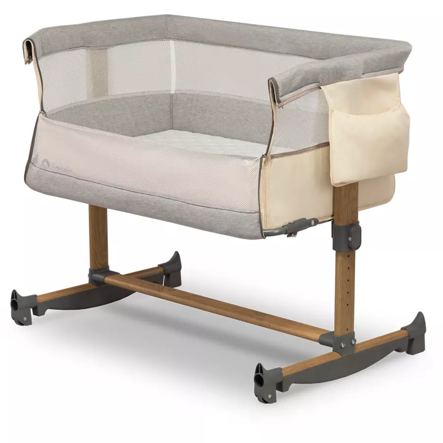 lionelo Beistellbett Leonie Beige Sand