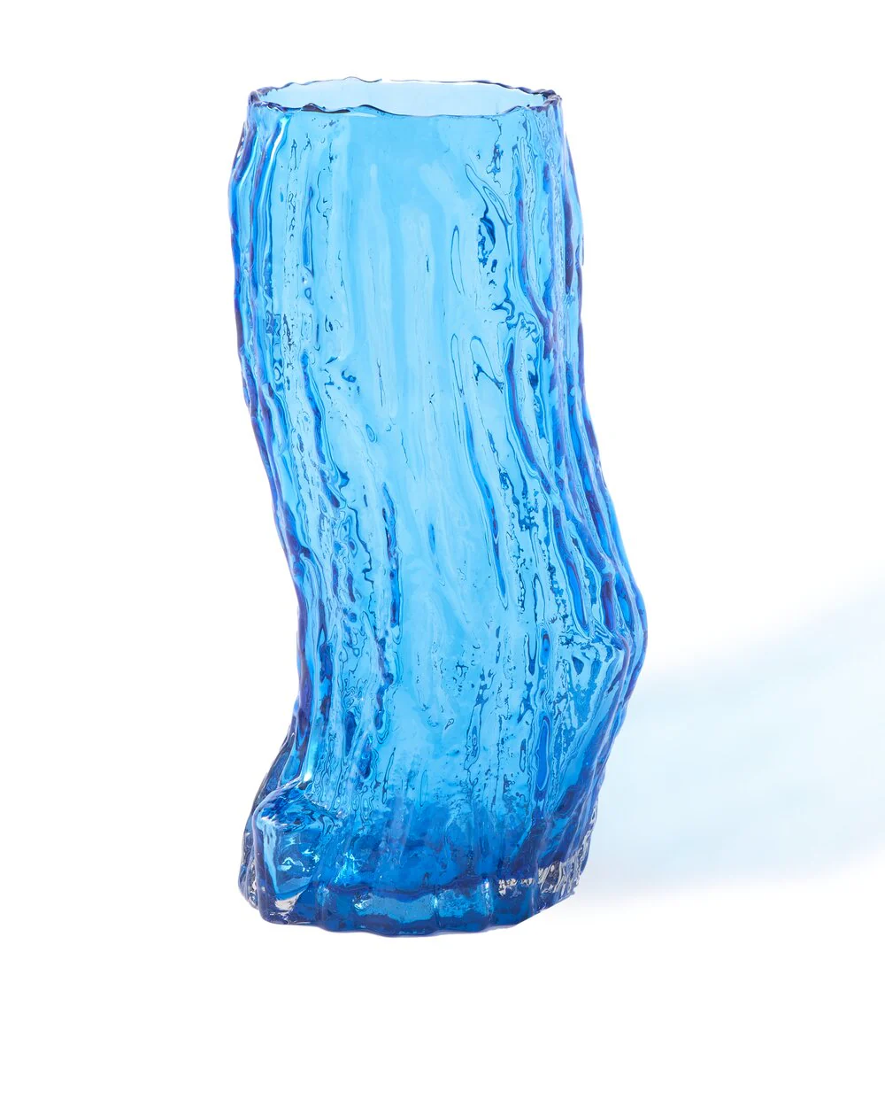 POLSPOTTEN  Tree Log vase, Dark Blue - medium