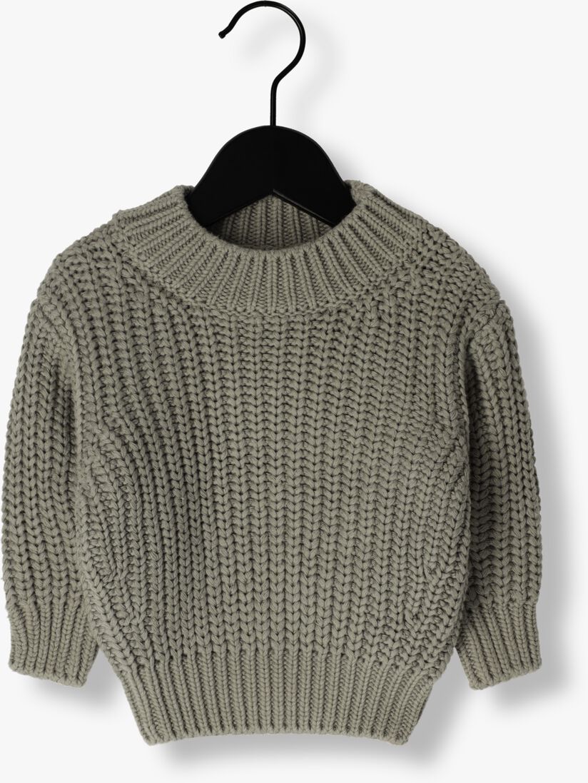 QUINCY MAE groene quincy mae trui chunky knit sweater