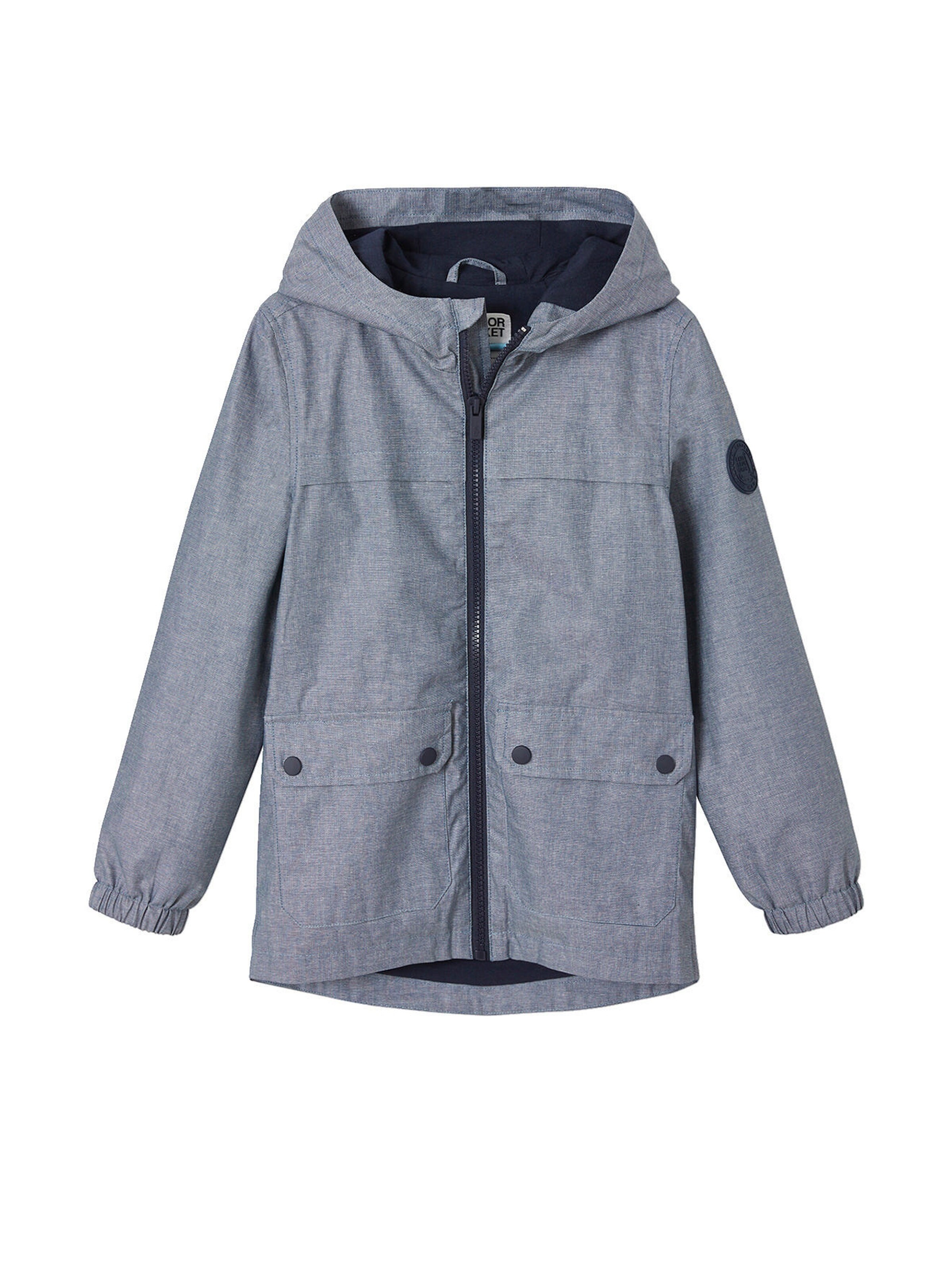 Vertbaudet Jungen Regenjacke blau chambray