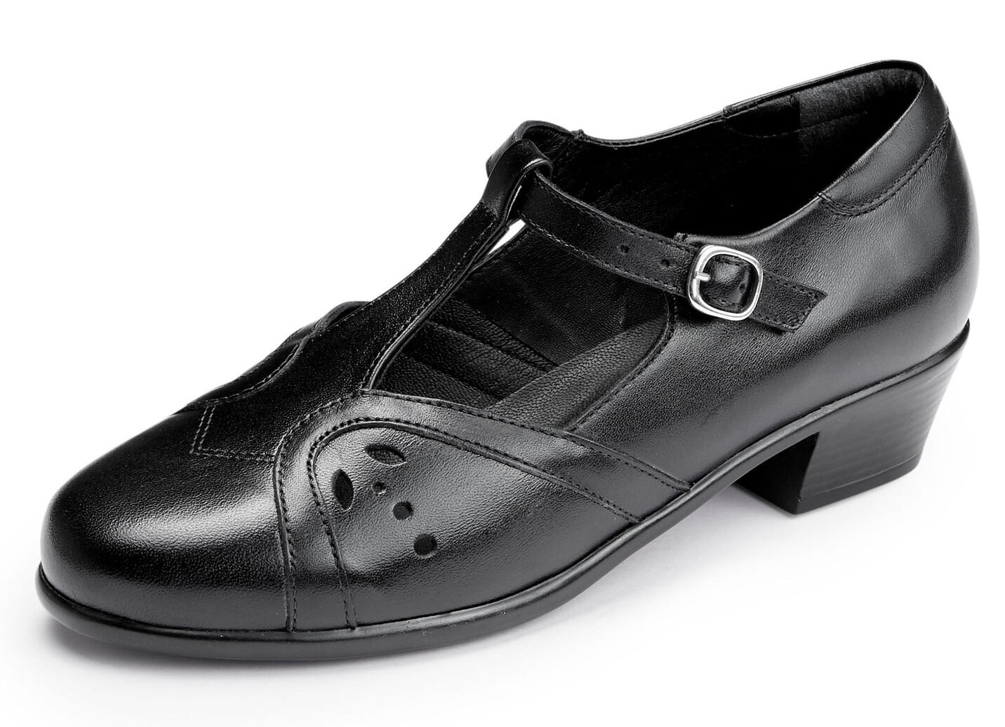 ELENA EDEN, schicke Damen-Pumps, Weite H, aus Leder