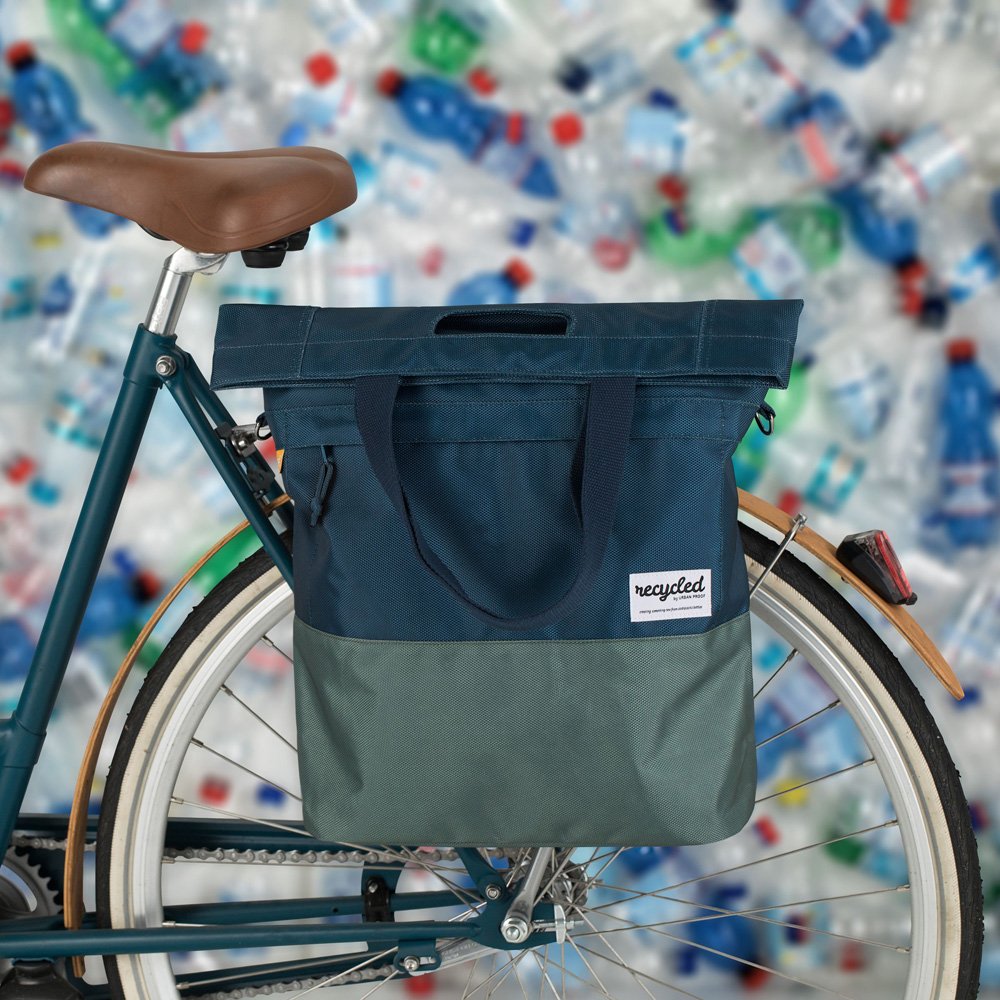 Urban Proof Shopper Cykeltaske 20 liter Blå/Grøn