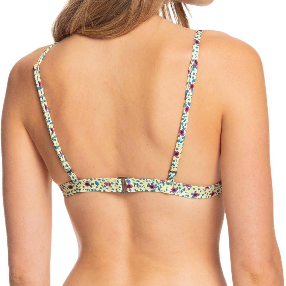 Quiksilver Haut de Bikini Jaune à fleurs Femme Quiksilver Classic