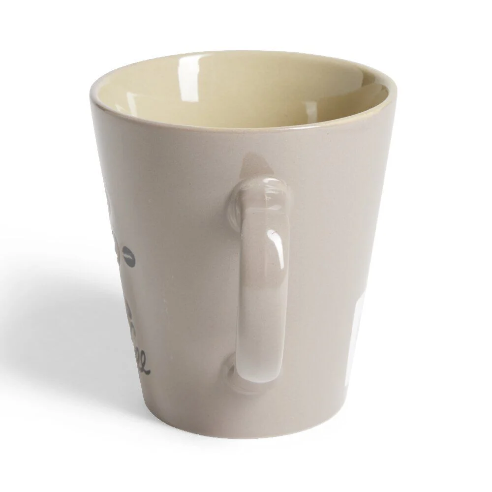 Mug grès 600mL Ø9xH10cm - 4 coloris