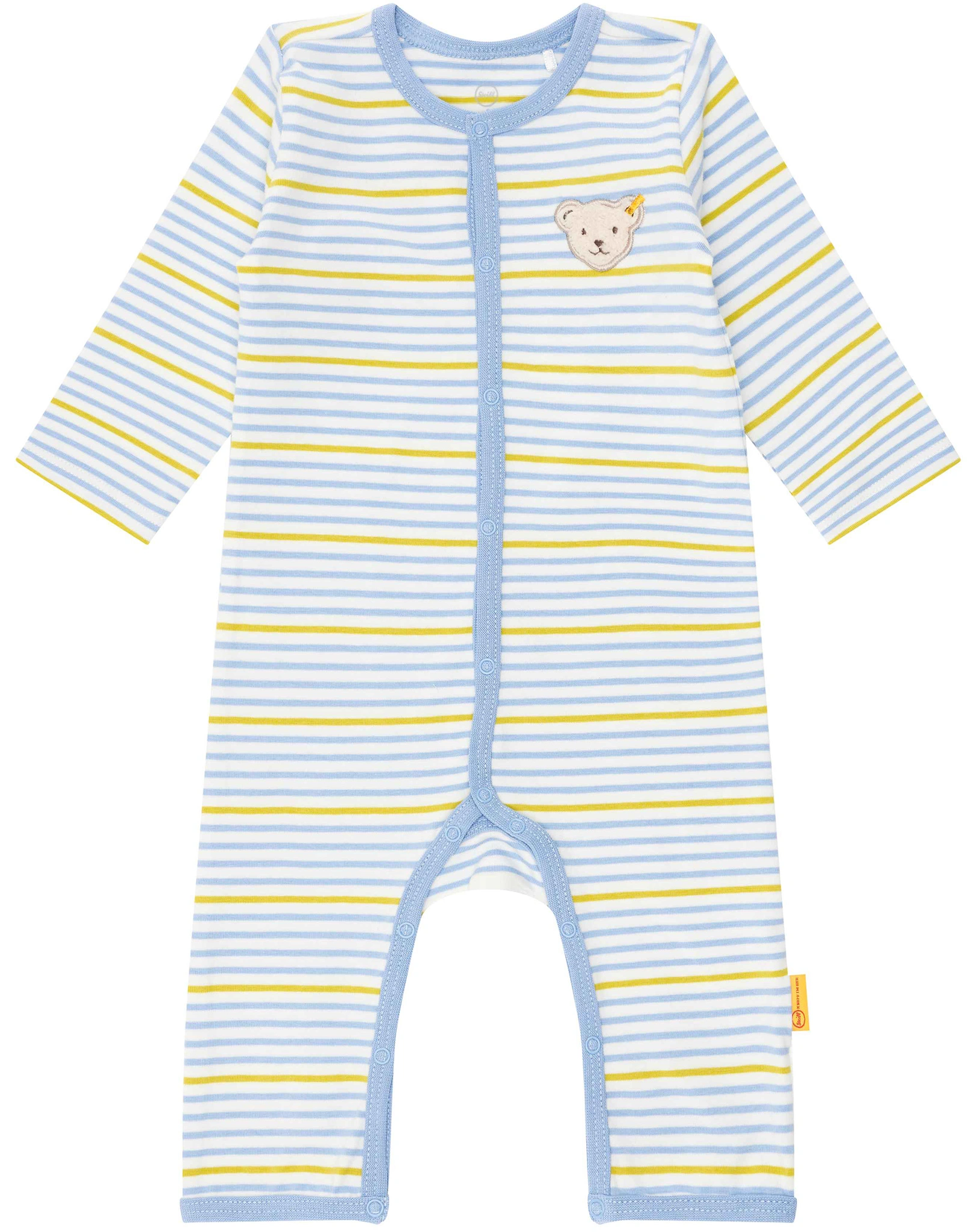 Langarmstrampler PAWERFULL WELLNESS STRIPED in della robbia blue
