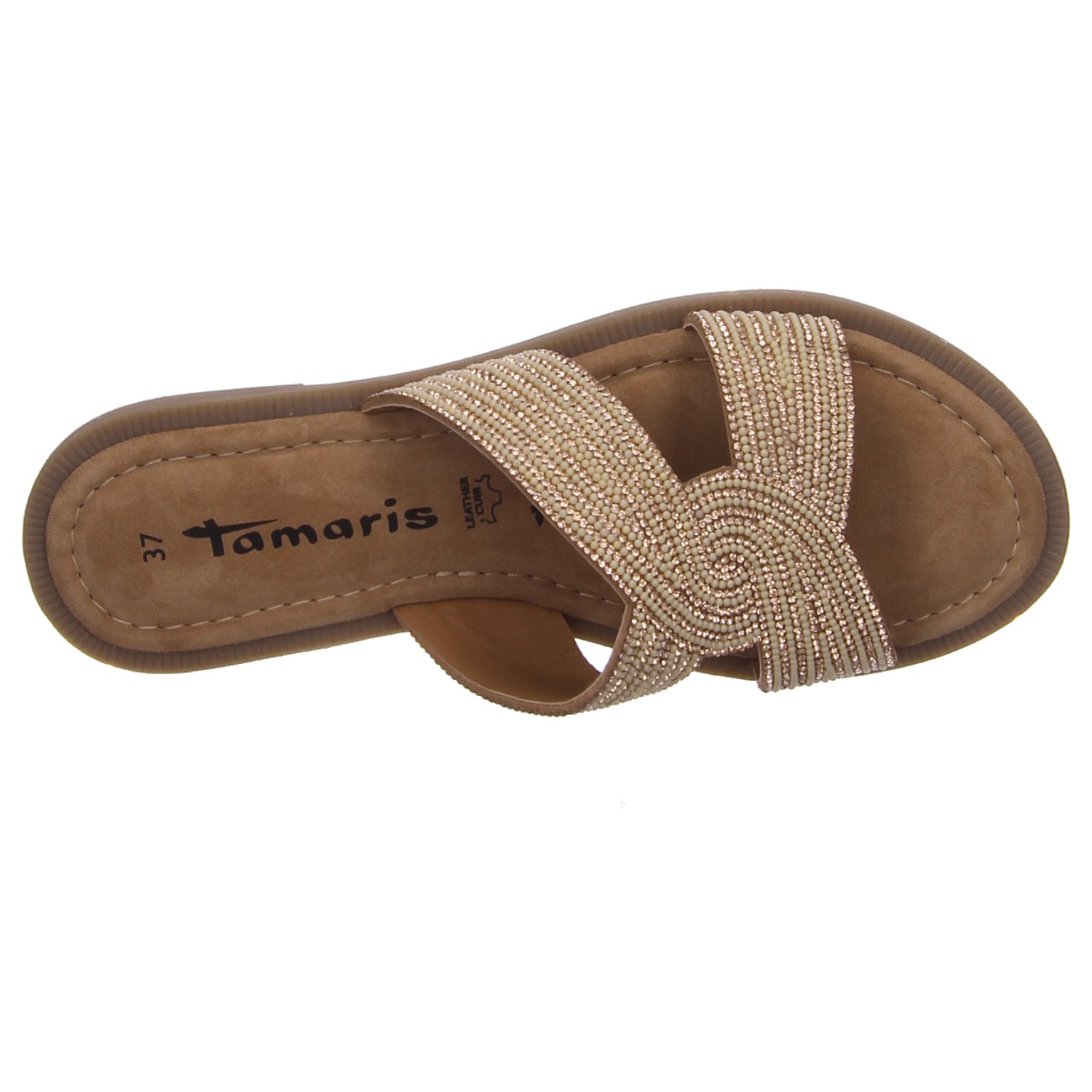 Tamaris Pantoletten copper braun