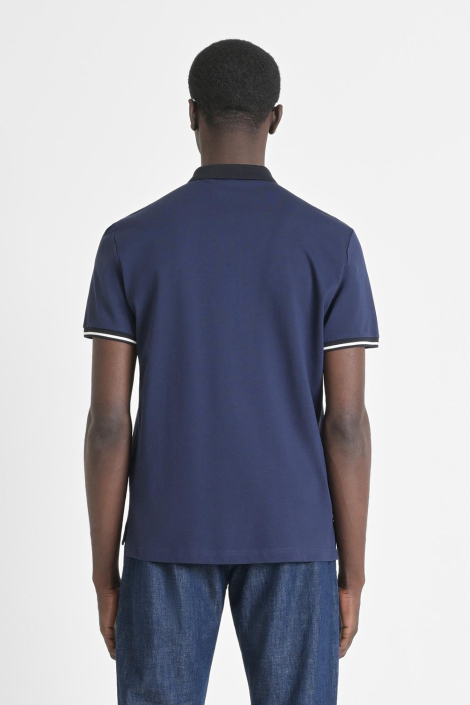 Antony Morato blauwe heren polo