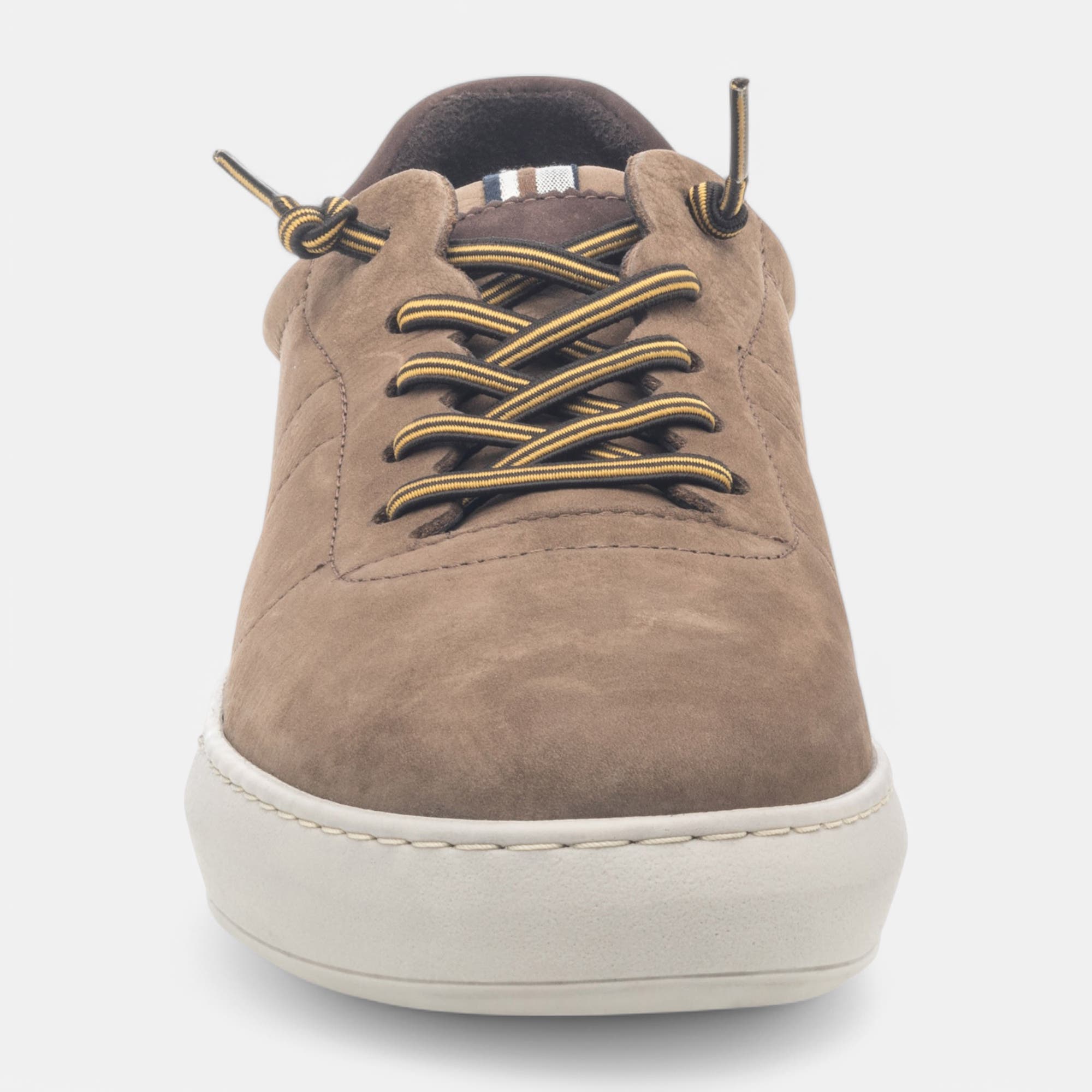 Baskets basses Homme en cuir beige