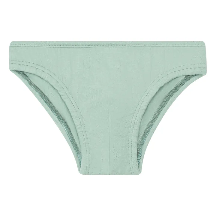 Risu Risu Slip Coton Bio Mayo | Bleu Clair