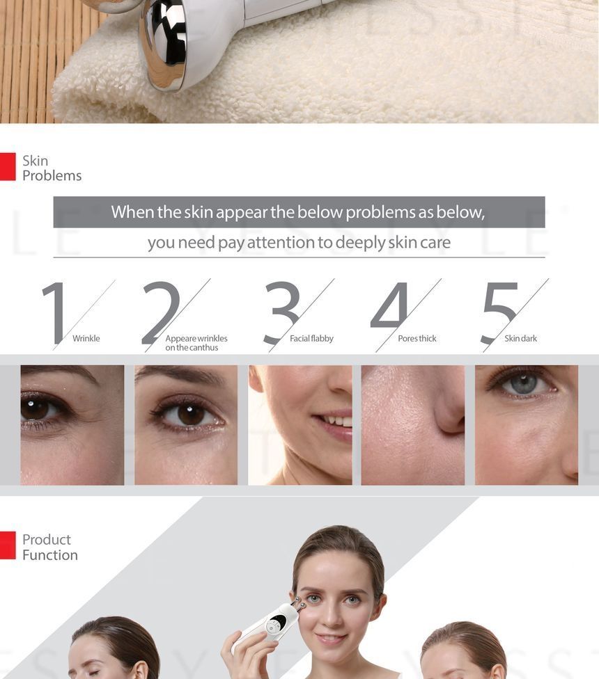 LIFETRONS - Ultra Facial Lift met microstromen en lichttherapie
