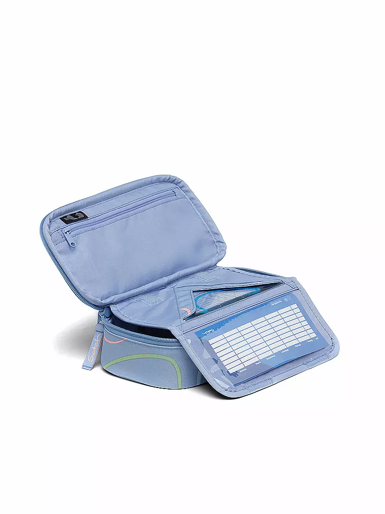 SATCH Federpenal - Schlamperbox Vivid Blue hellblau