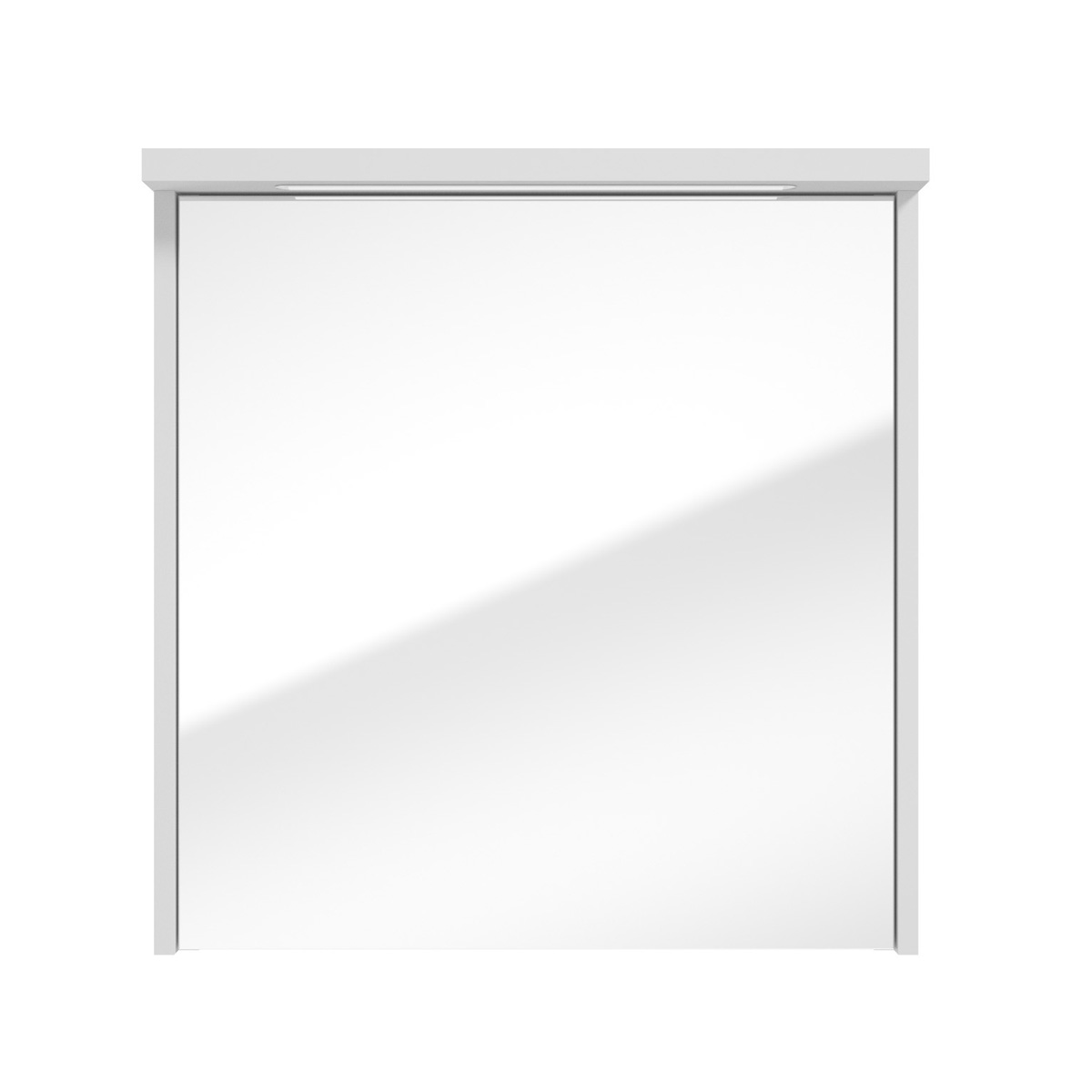 Fontana Grado spiegelkast met verlichting 60cm 1 deur wit mat