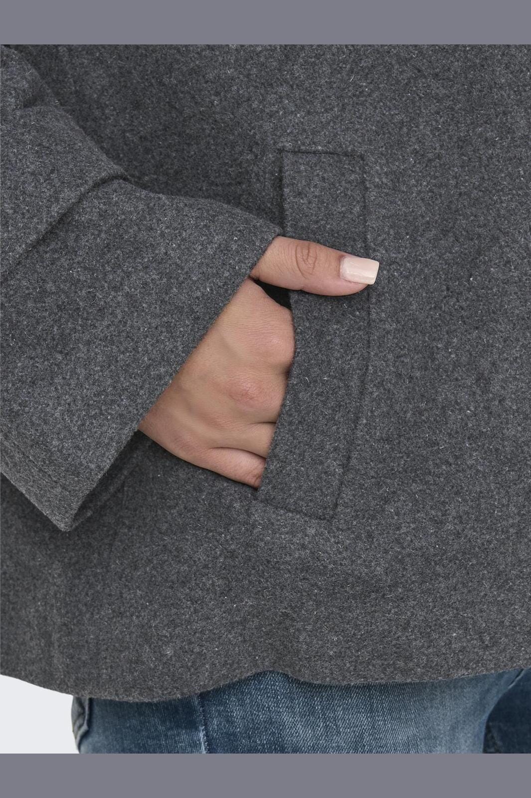 Only Onlmaisy Short Wool Life Trench Nc