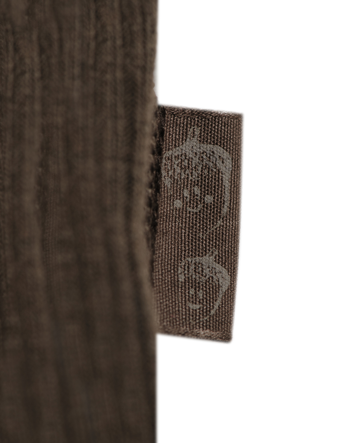 Jurk met ruches van merinowol voor baby's