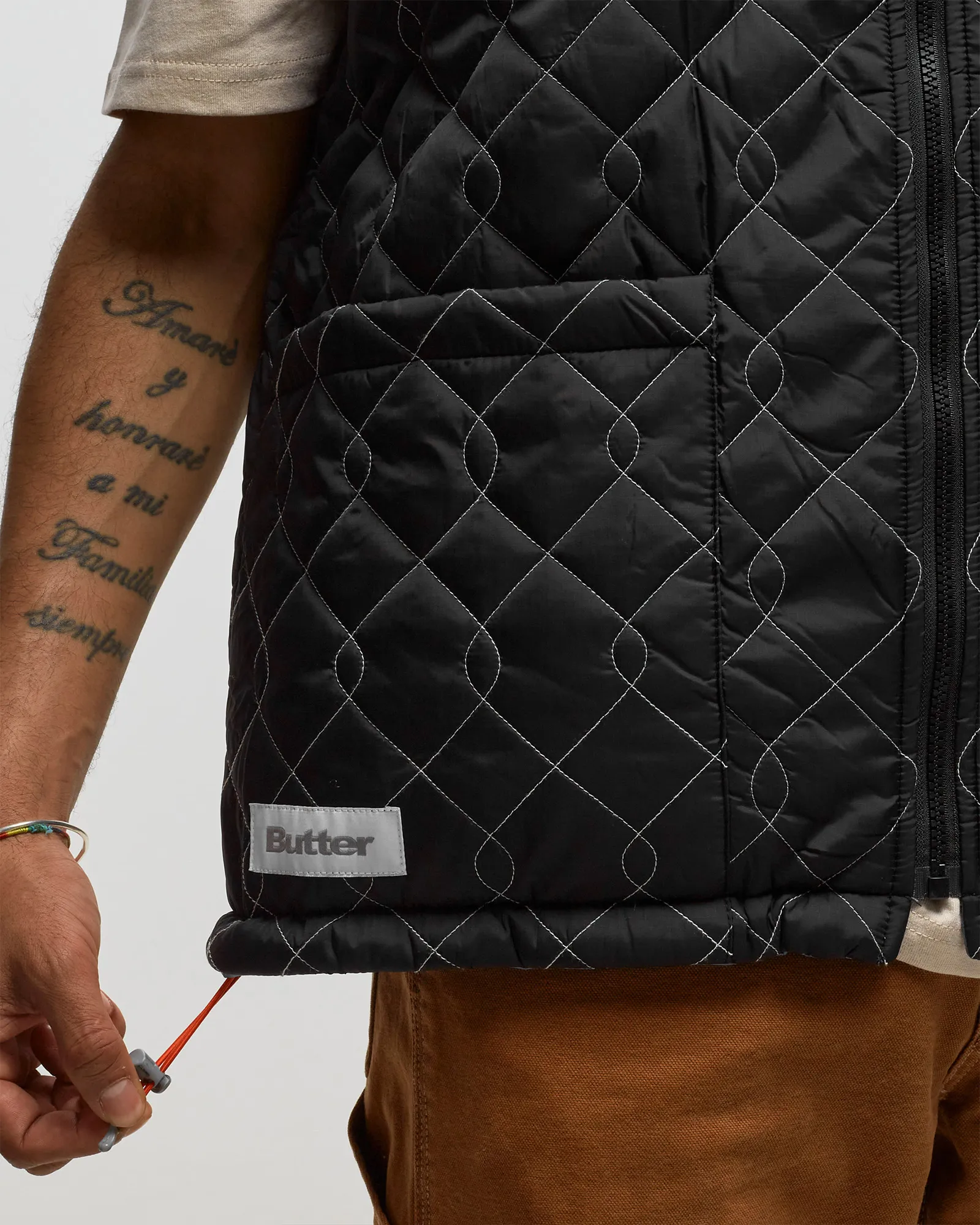 Butter Goods Chainlink Reversible Puffer Vest