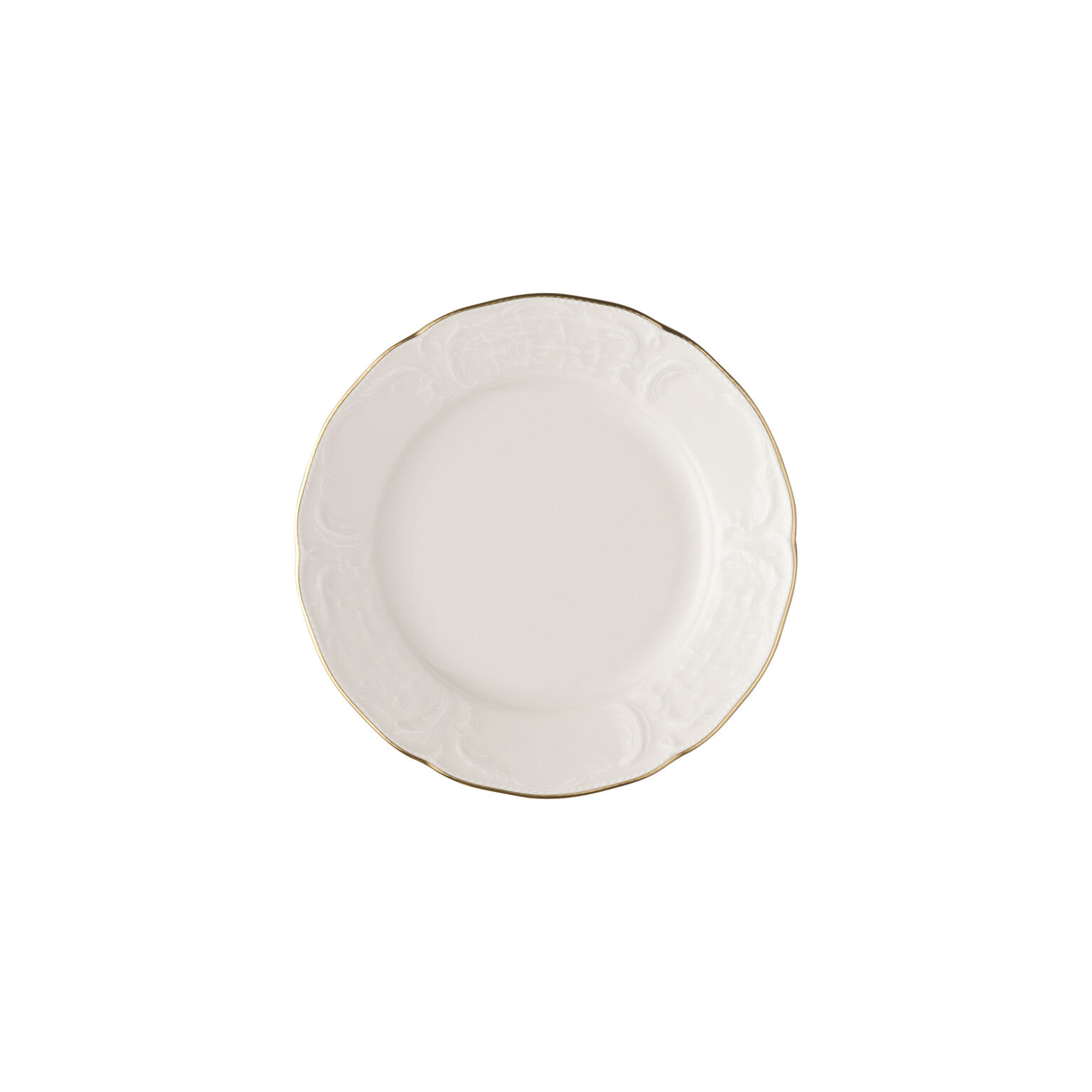 Sanssouci Elfenbein Gold Brotteller 17 cm