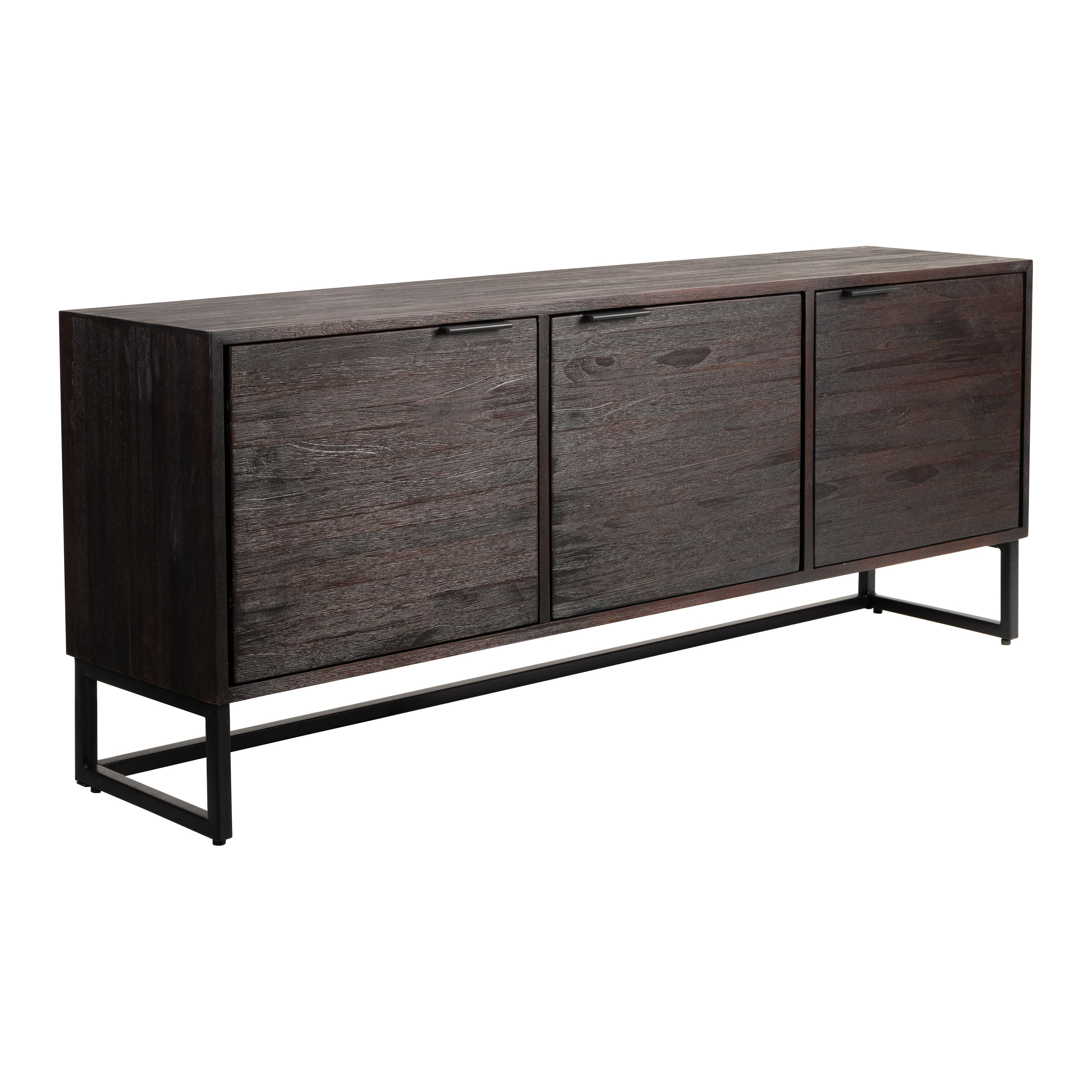 by fonQ Checkers Dressoir Laag - Teakhout