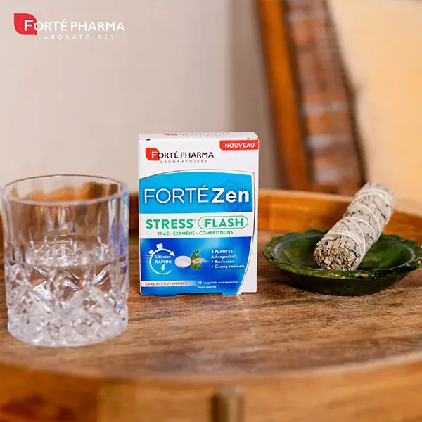 Forté Pharma Forté Zen Stress Flash Ashwagandha 10 comprimidos orodispersíveis